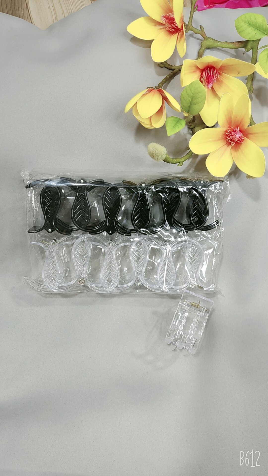 Vỉ kẹp càng cua 5 răng,3 răng mix màu(giá sỉ)
