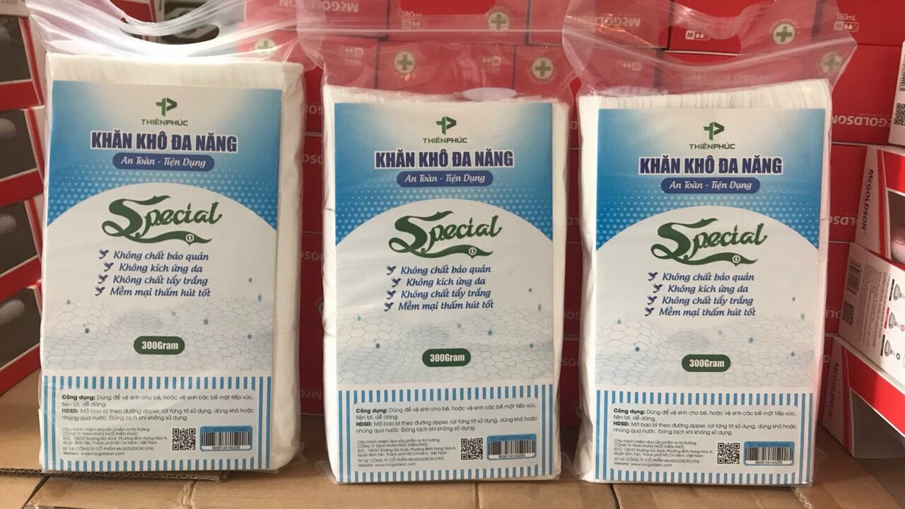 Khăn khô đa năng bịch 300g