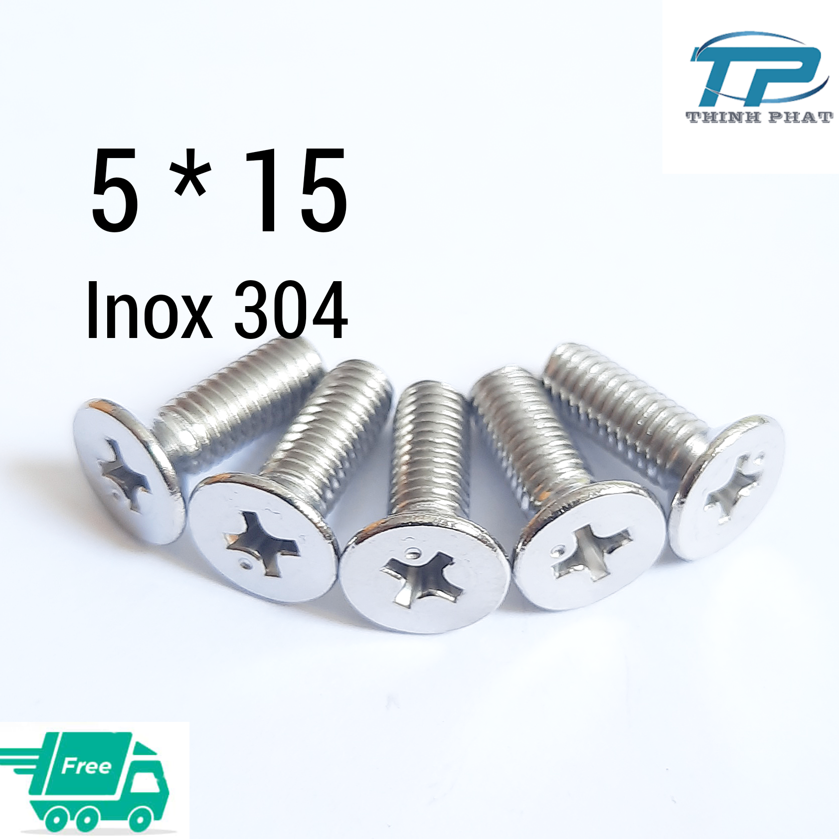 30 con vít inox 304 nguyên chất m5 * 15 chọn mua 30 , 50 hoặc 100 con sẽ rẻ hơn