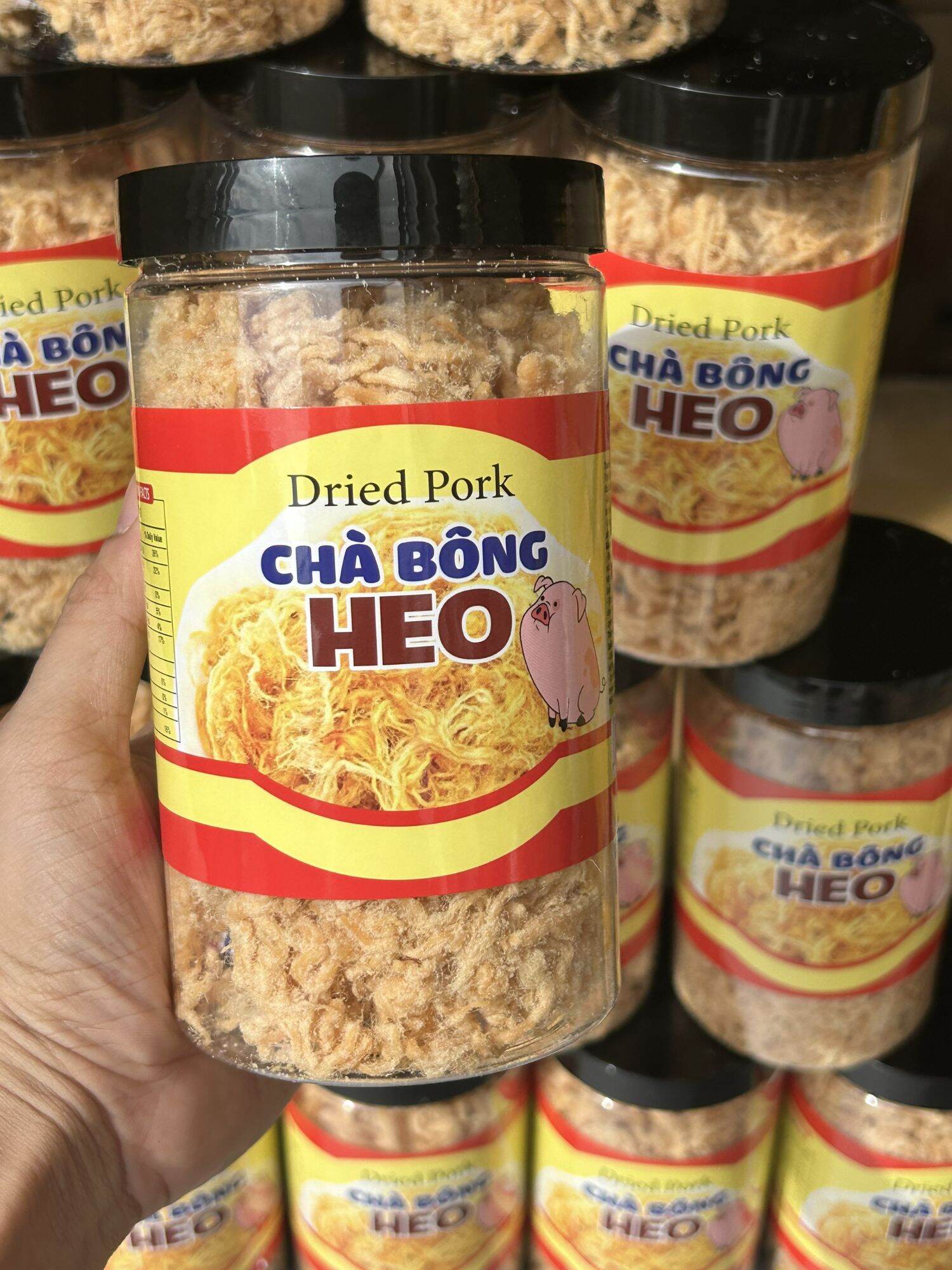 Chà bông heo xù