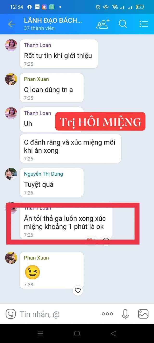 Tinh dầu răng miệng Bách Thiên Hương