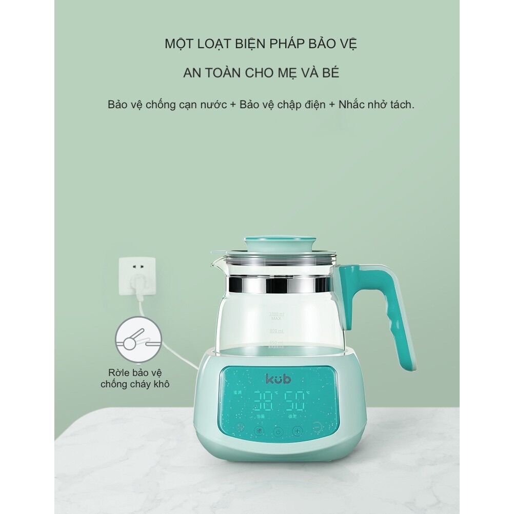 Bình đun nước pha sữa cho bé và giữ nhiệt KUB