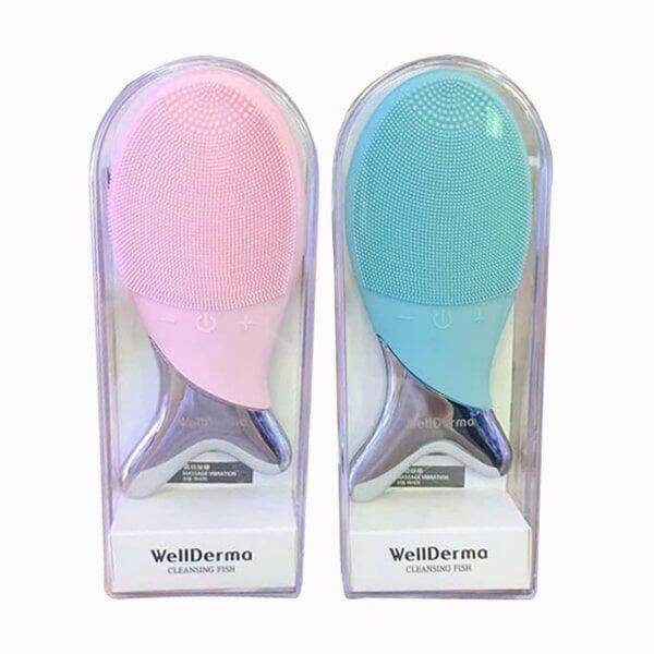 Máy rửa mặt Hàn quốc con cá Wellderma màu ngẫu nhiên