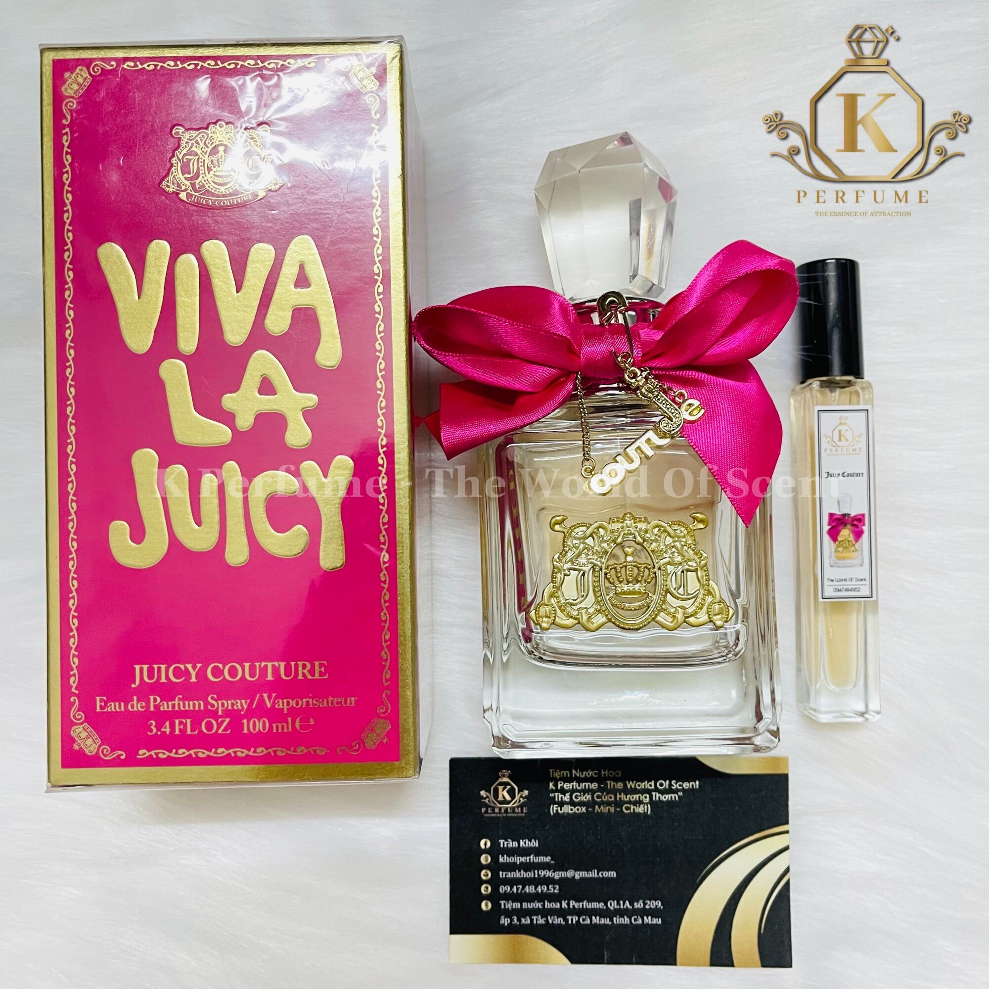 [K - Perfume Chính Hãng] Nước Hoa Nữ Chiết 5Ml 10Ml 20Ml - Juicy Couture Viva La Juicy