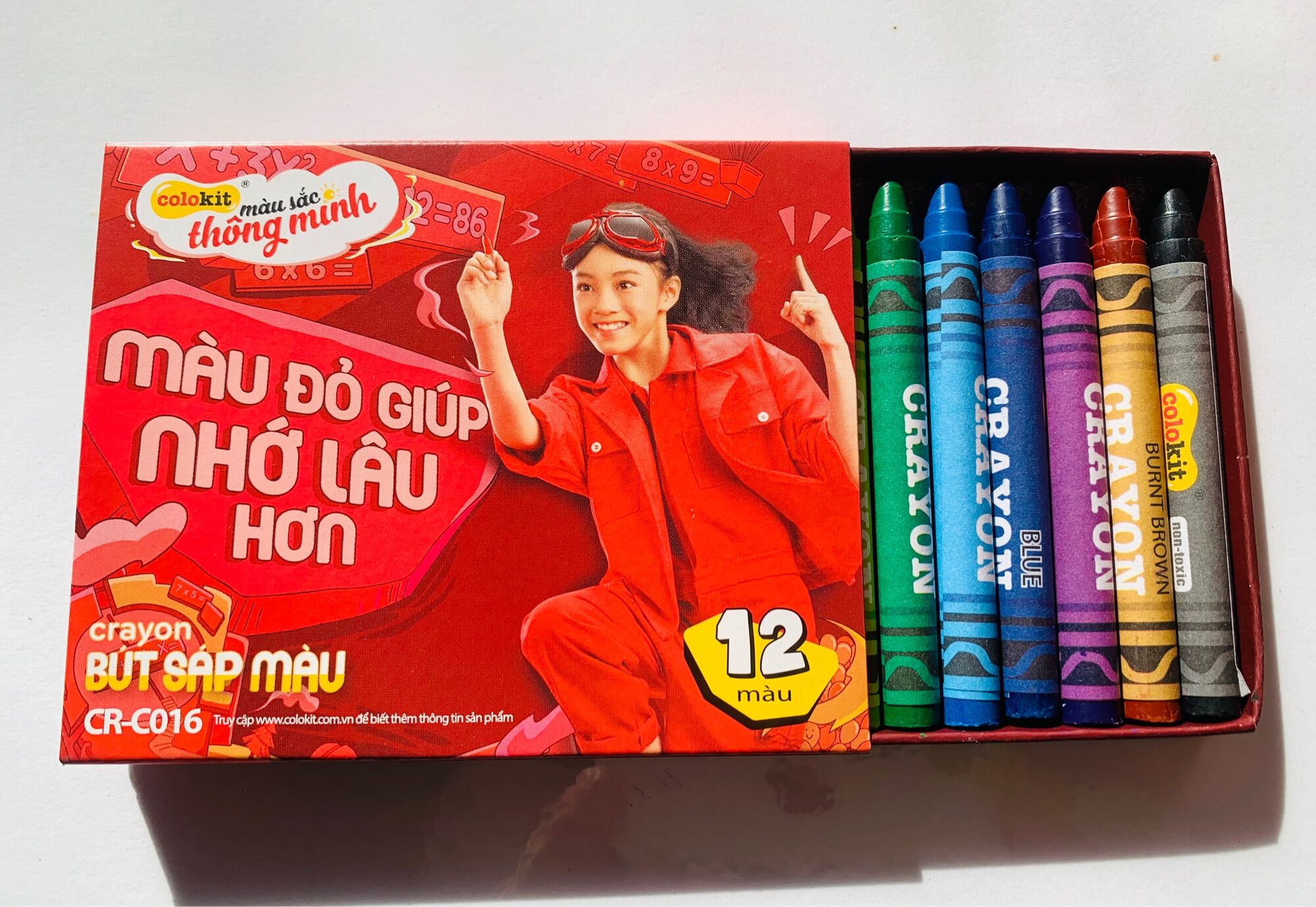 Bút Sáp màu Colokit Thiên Long 12 màu