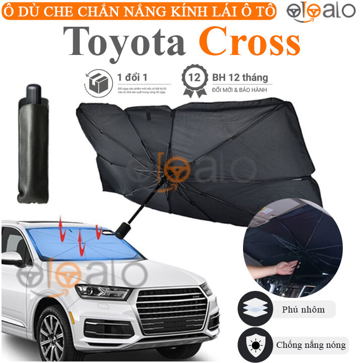 Ô dù che chắn nắng kính lái ô tô Toyota Cross Cao Cấp - OTOALO