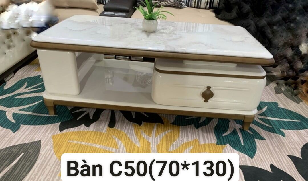 Bàn trà mặt đá nhập khẩu được kiểm hàng (chỉ ship HN và HCM)