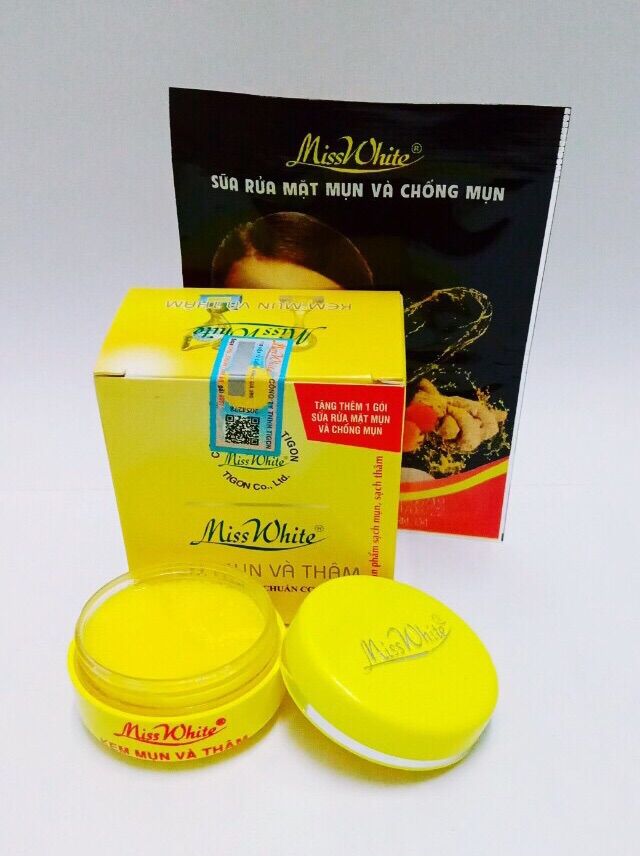 Kem mụn miss white 12g