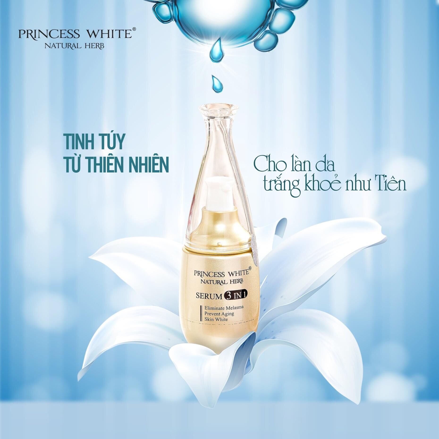 SERUM FACE 3IN 1 PRINCESS WHITE
