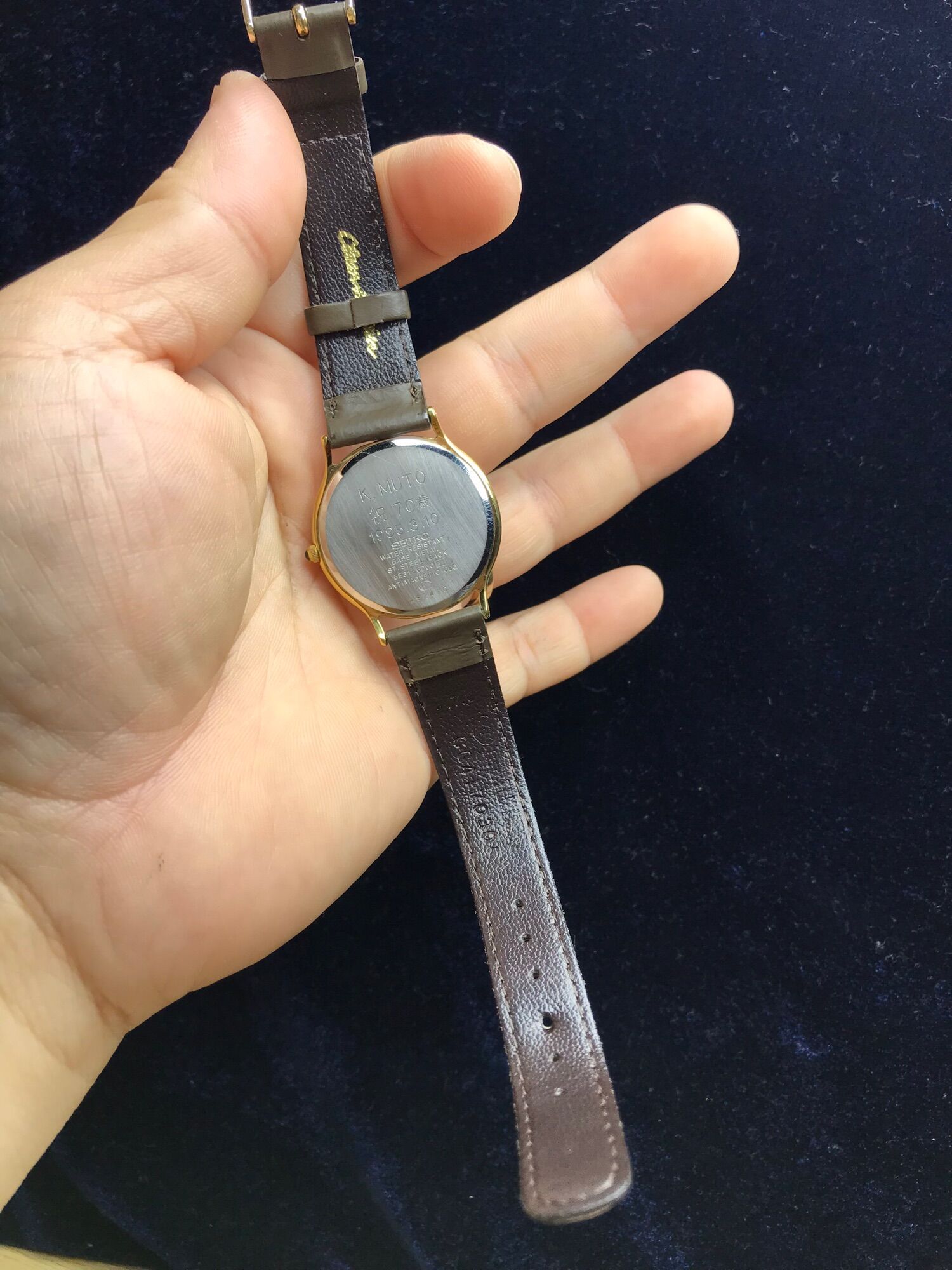 💝Đồng hồ Si Nữ hiệu SeiKo Dolce mặt mỏng. Nhật🎌