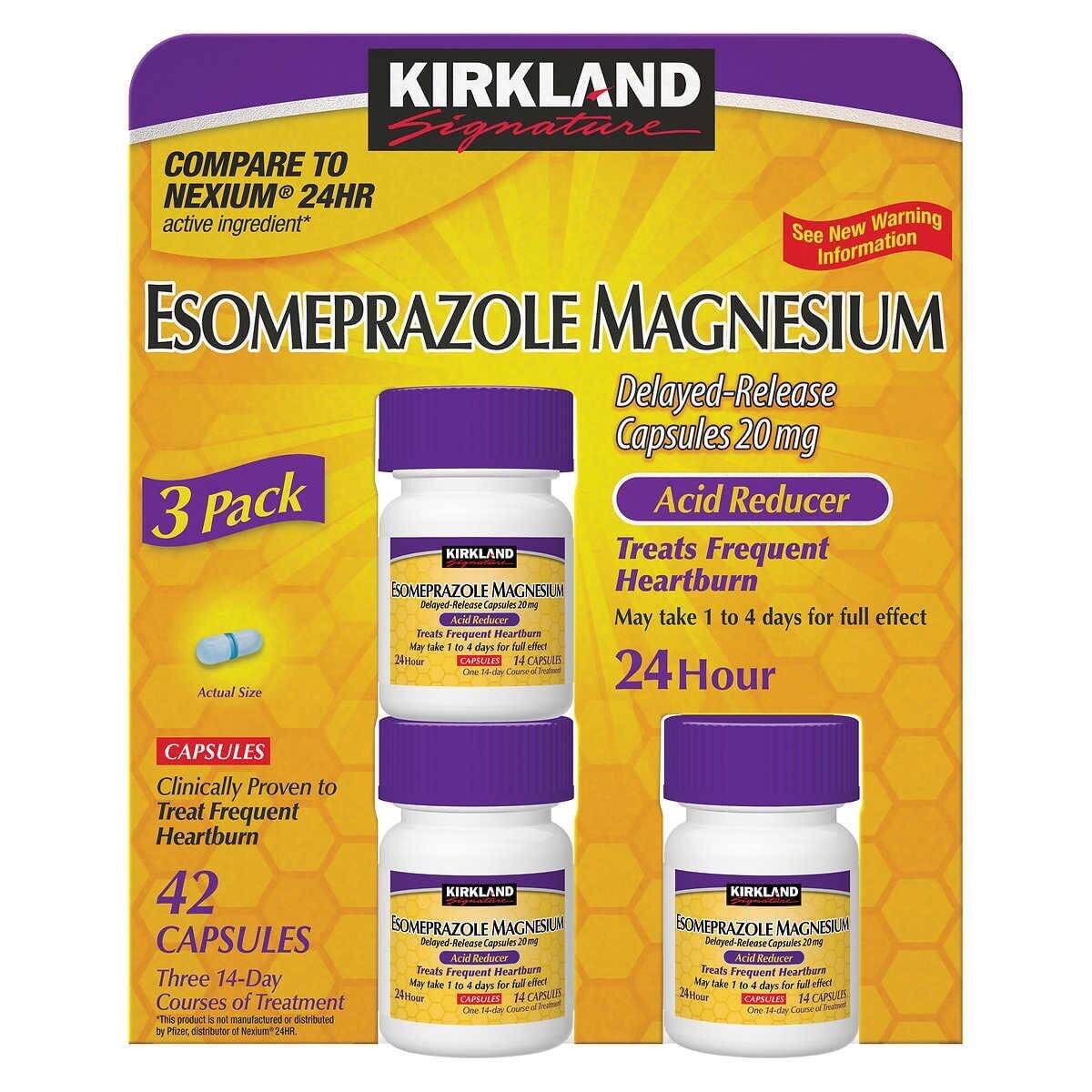 [HCM]SET 3 HỦ VIÊN UỐNG BAO TỬ ESOMEPRAZOLE MAGNESIUM KIRKLAND 20mg 42 VIÊN CẤP TỐC TRONG 4 GIỜ SIÊU HIỆU QUẢ LÂU DÀI XÁCH TAY USA