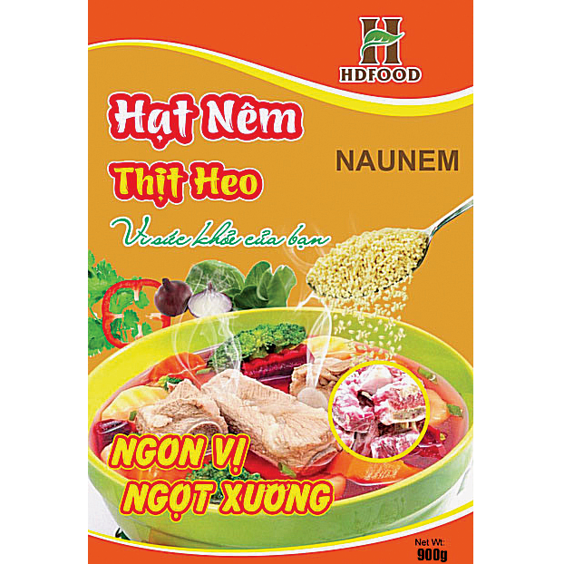 TÚI HẠT NÊM THỊT HEO - HD FOOD 900g