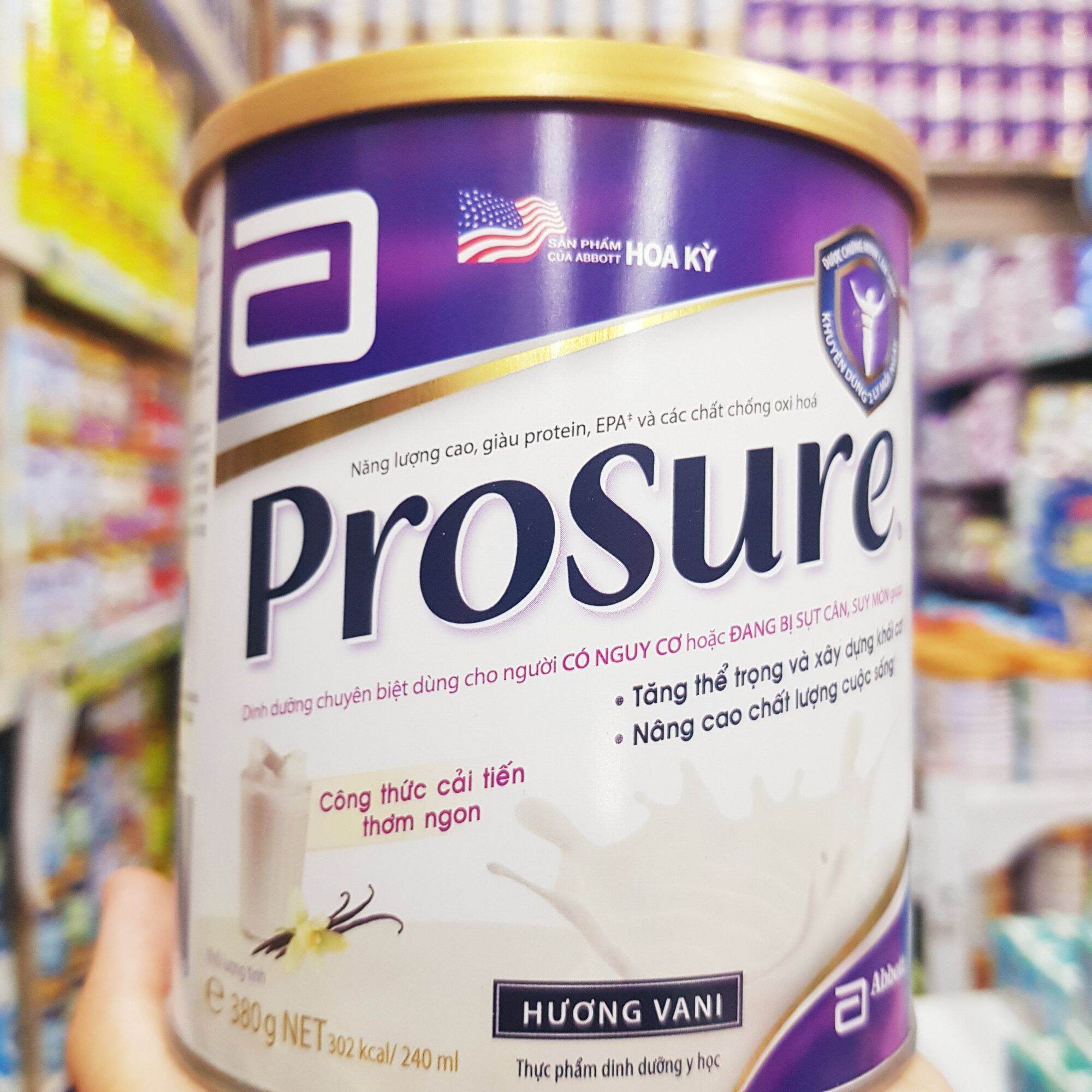 Sữa bột dành cho người bệnh ung thư Prosure 380g