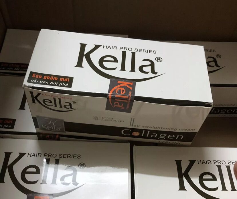 Thuốc duỗi tóc khoẻ KELLA COLLAGEN 500ml x 2
