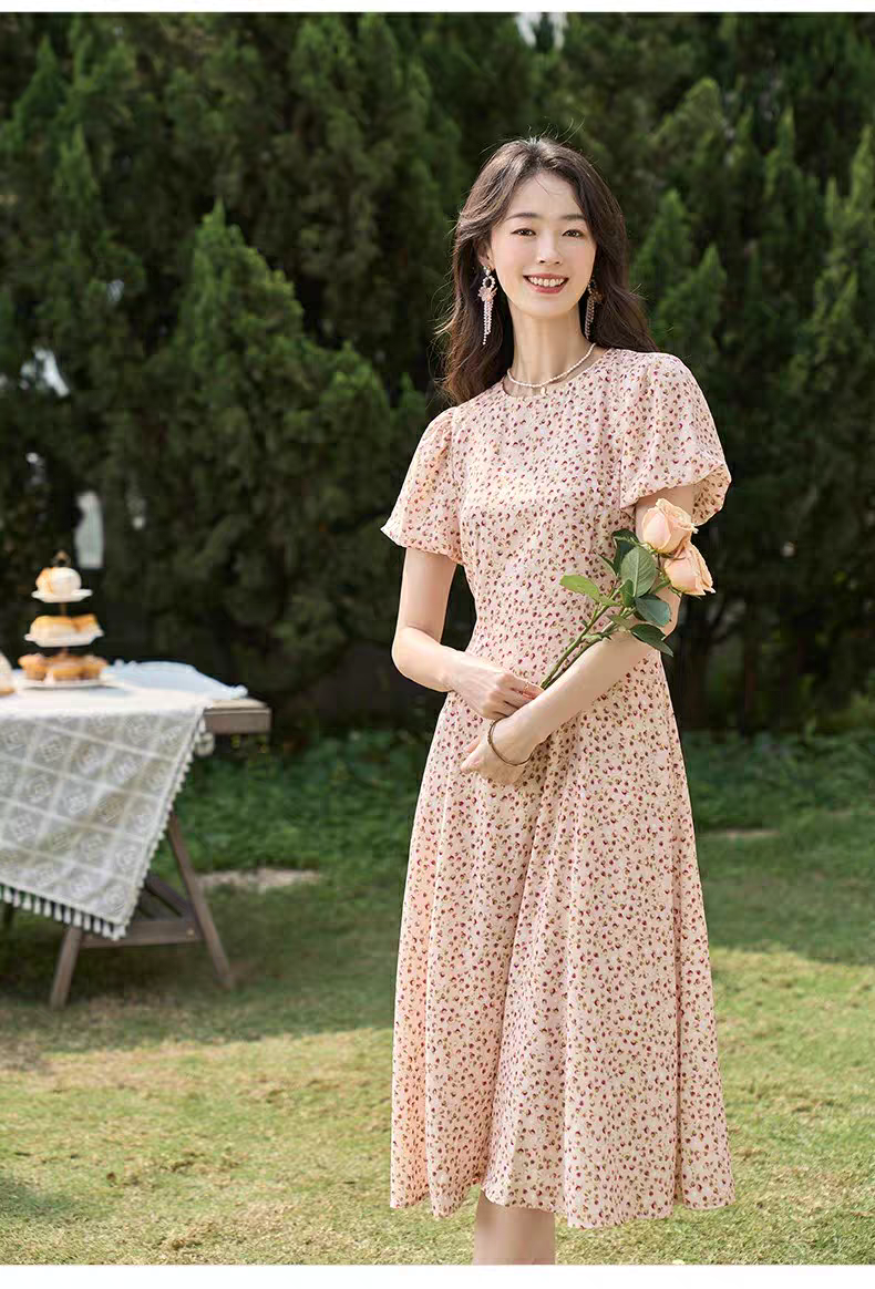 Đầm Lụa Maxi Nữ Tay Nhún Mặc Nhà Gợi Cảm Dáng Dài - M96