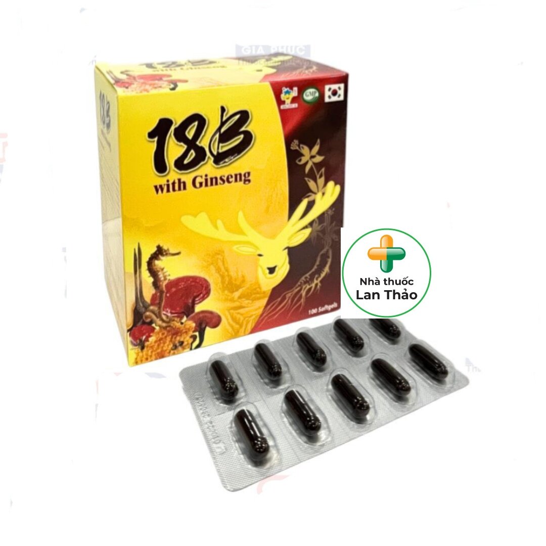 Viên uống vitamin 18b with gingseng hộp 100 viên