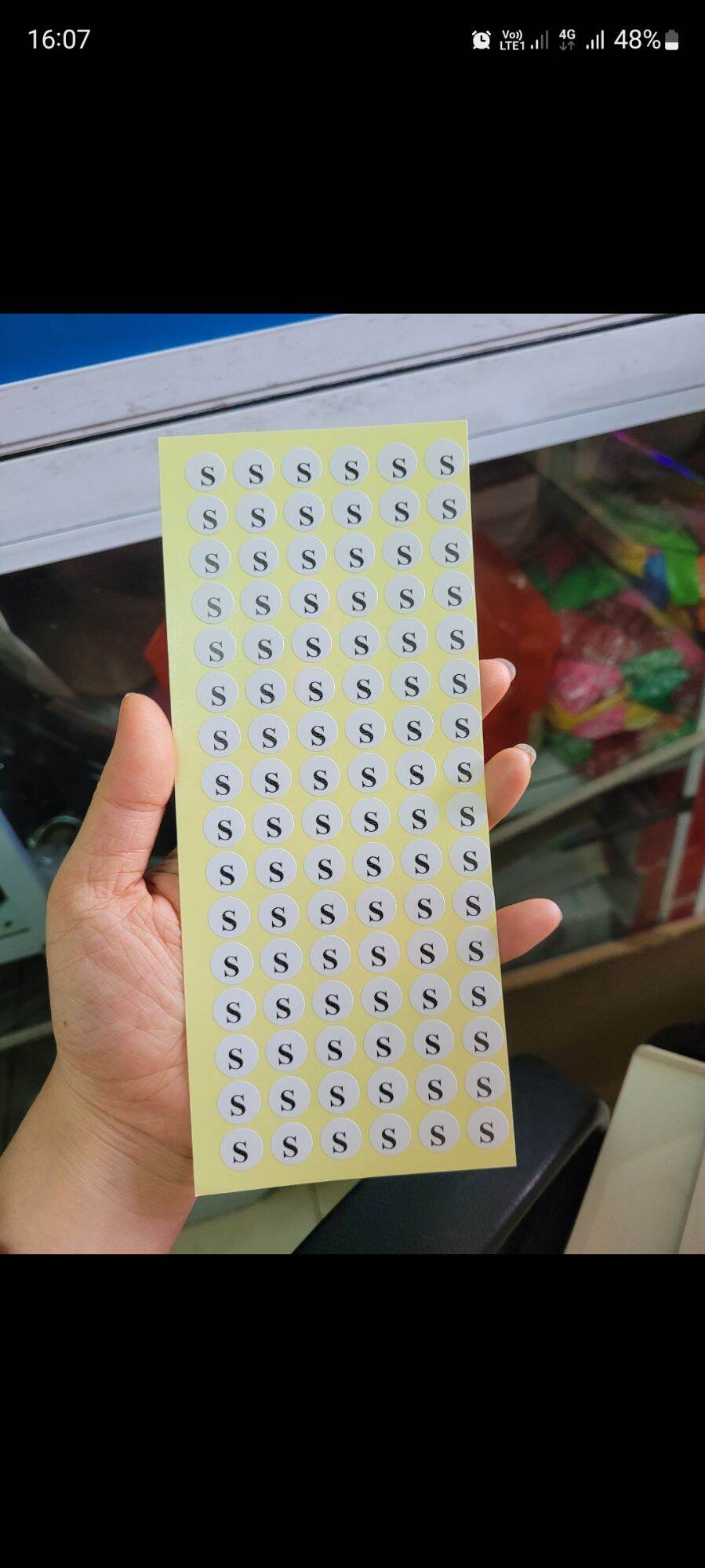 Tem số tròn 1.1cm
