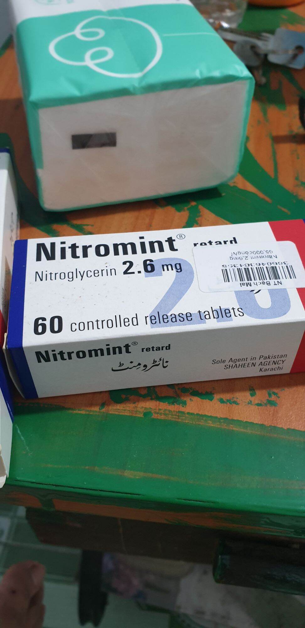 Nitromint dãn mạch vành Hungary