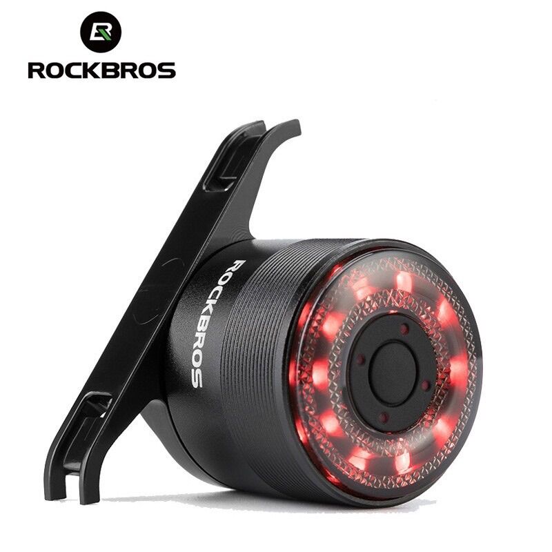 - Đèn đuôi xe đạp thông minh Rockbros Q3, báo phanh, chống thấm nước IPX6- Thoi dap xe