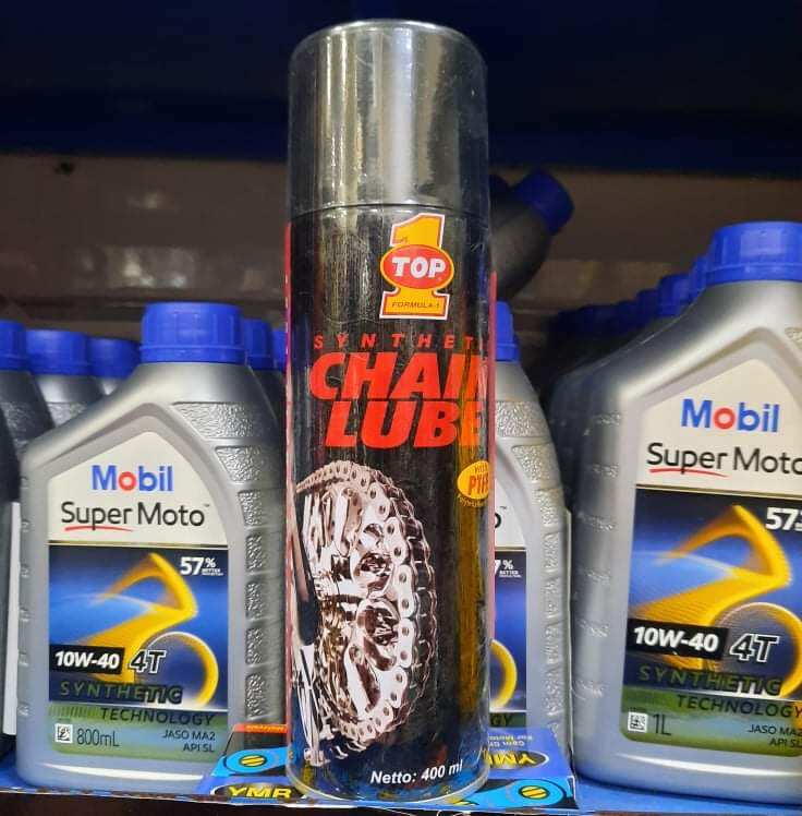 Xịt dưỡng sên TOP1 SYNTHETIC Chain Lube (400ml)
