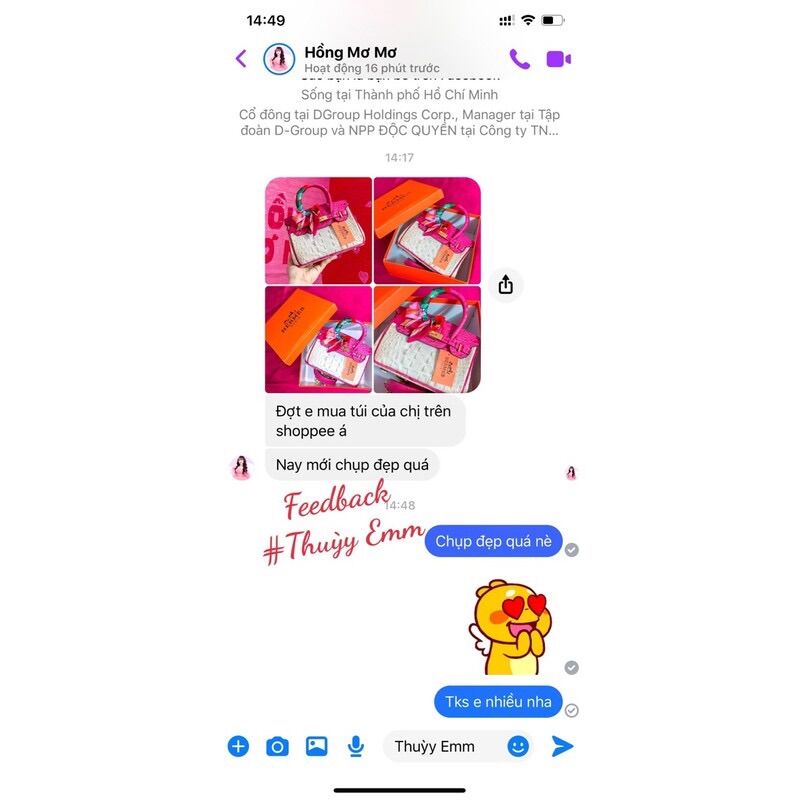 Túi xách nữ Hm cá sấu vân lưng Fullbox tặng khăn