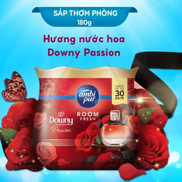 Sáp Thơm Phòng AMBI PUR Hộp 180g Hương Thư Giãn DOWNY