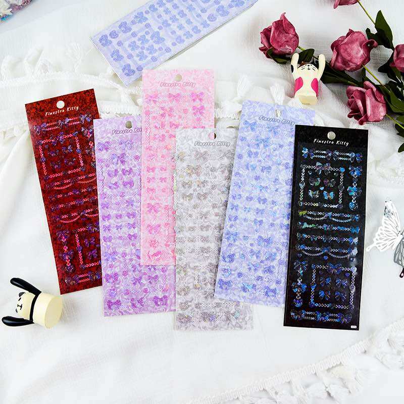 Sticker tấm hình nơ trang trí Toploader, Sổ