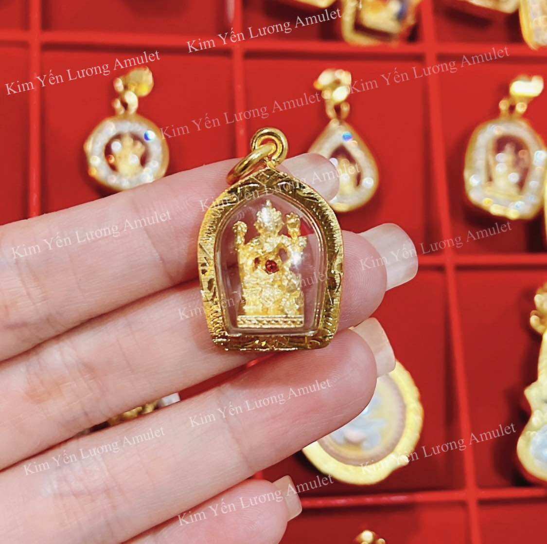 Mặt phật tứ diện thái lan 2.8cm