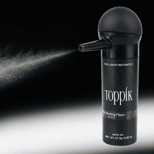 [TP HCM] Bột phủ tóc che hói đầu kèm vòi phun Applicator toppik