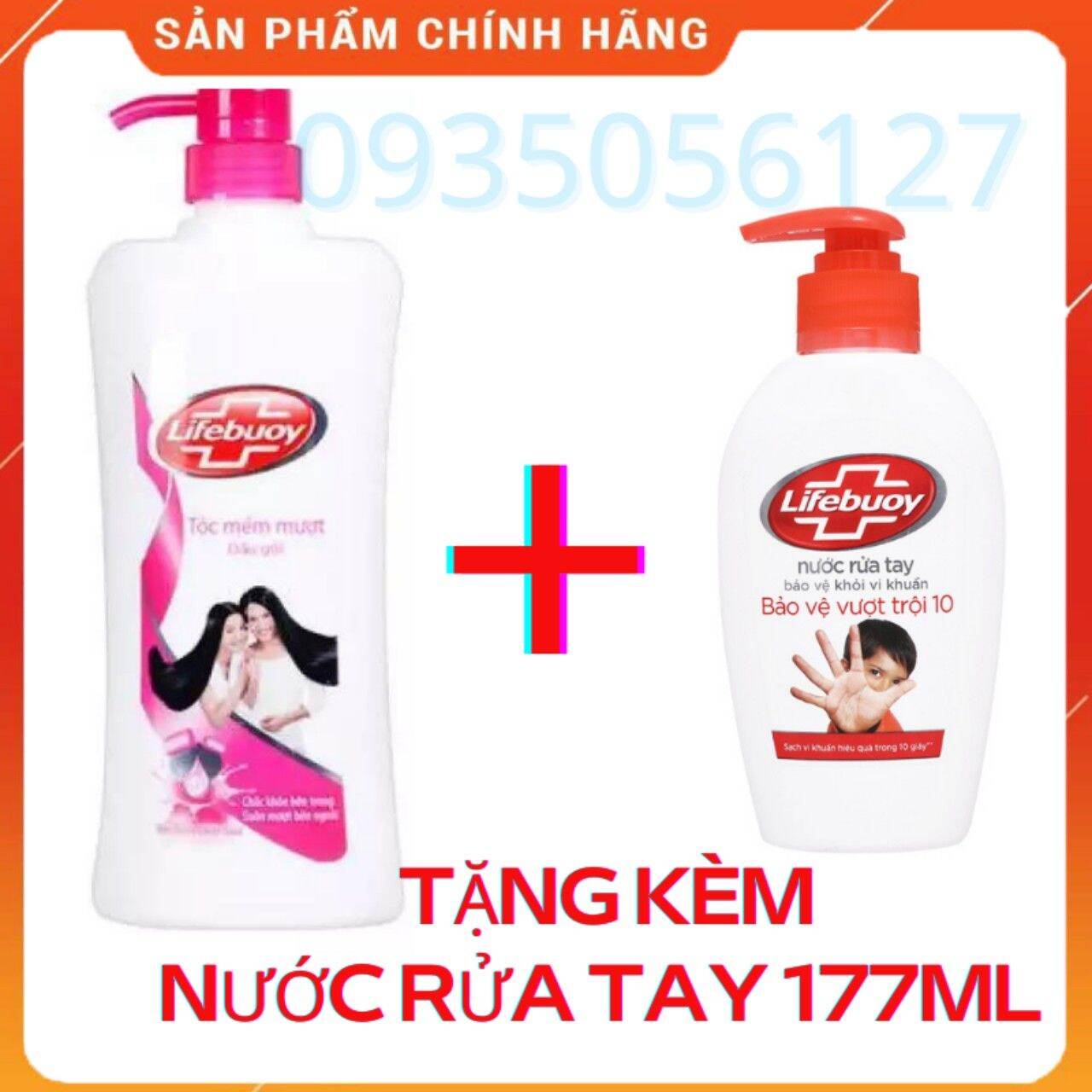 (Tặng Kèm Nước Rửa Tay 120Gr)Dầu Gội Lifebuoye Hồng Dưỡng Tóc Chắc Khỏe Bóng Mượt Thơm Mát Chai 640Gr