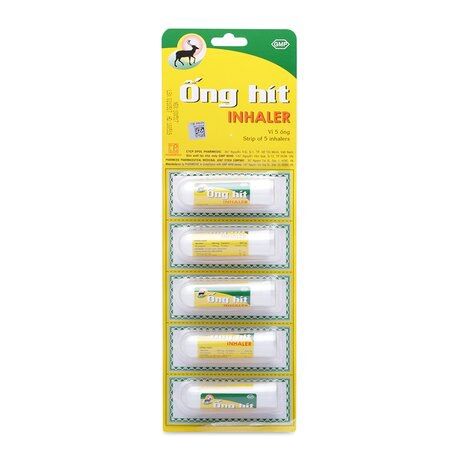 Ống hít mũi Inhaler Pharmedic (cam kết chính hãng 1 đổi 1)