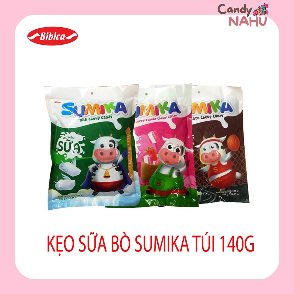 Kẹo sữa bò sumika bibica 140gr