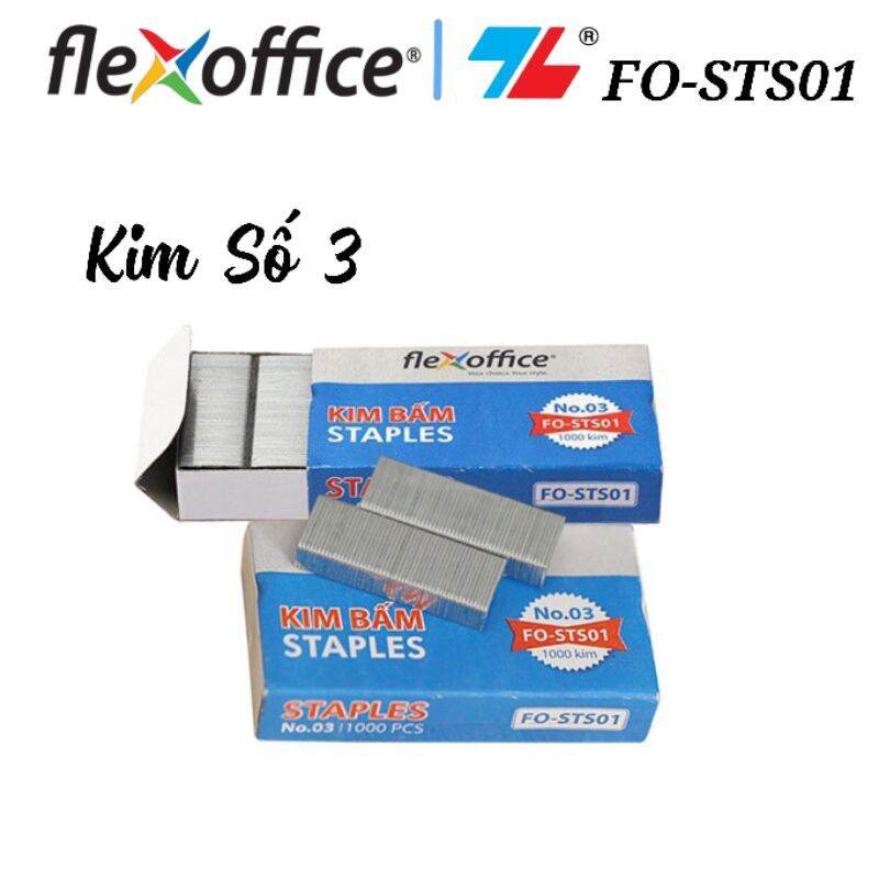 Kim Bấm Số 10 Và Số 3 Flexoffice/Thiên Long (chính hãng)