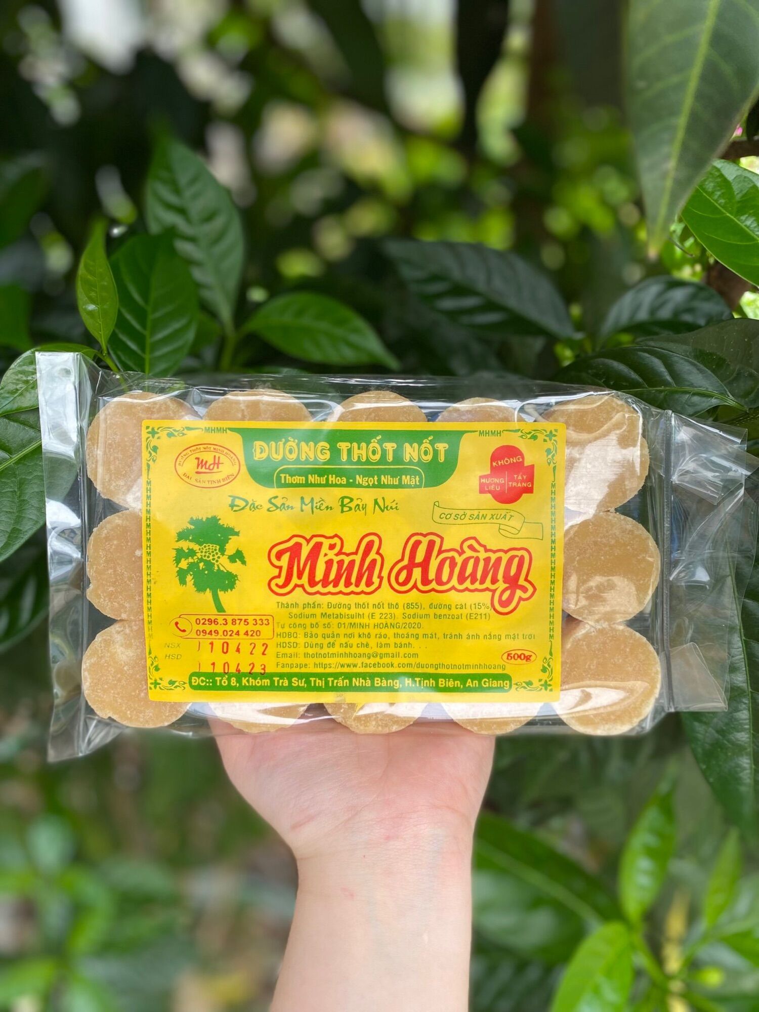 1kg đường thốt nốt viên nhỏ, nguyên chất