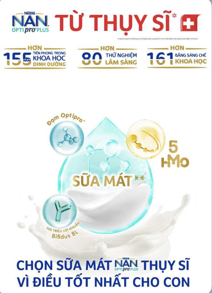 Sữa bột Nan Optipro PLUS 3 - Hộp 800g
