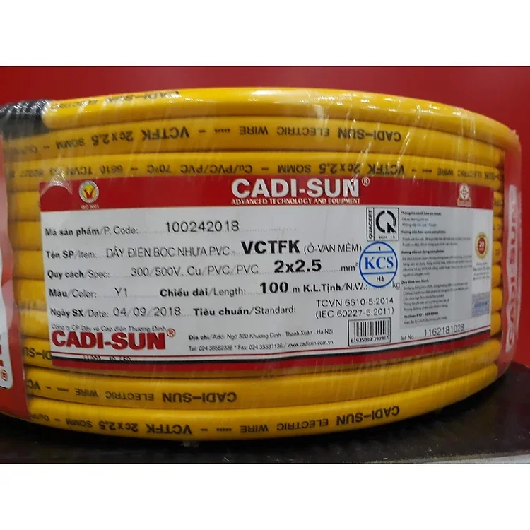 Dây điện Trần Phú, Cadisun chính hãng