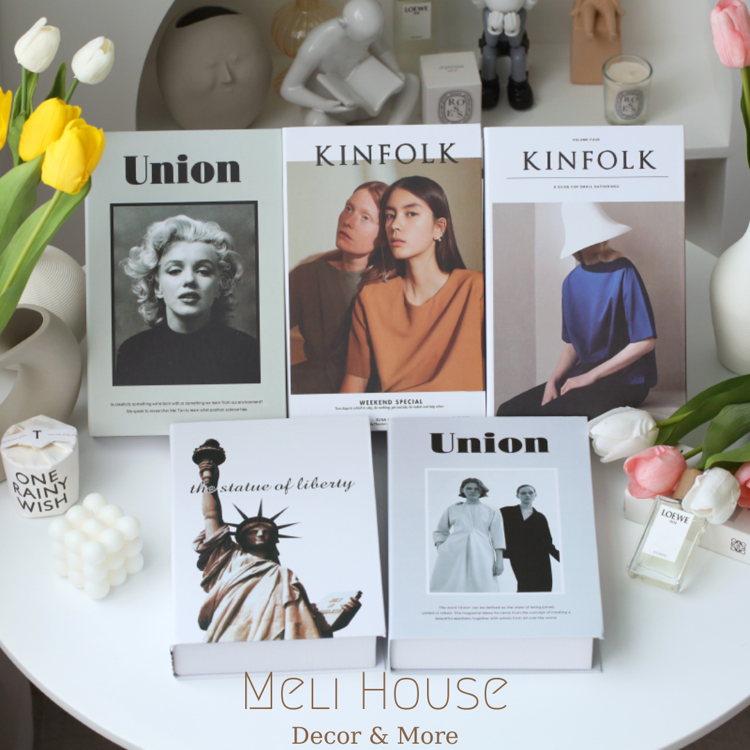 Mô Hình Sách Hộp Decor Đạo Cụ Chụp Ảnh