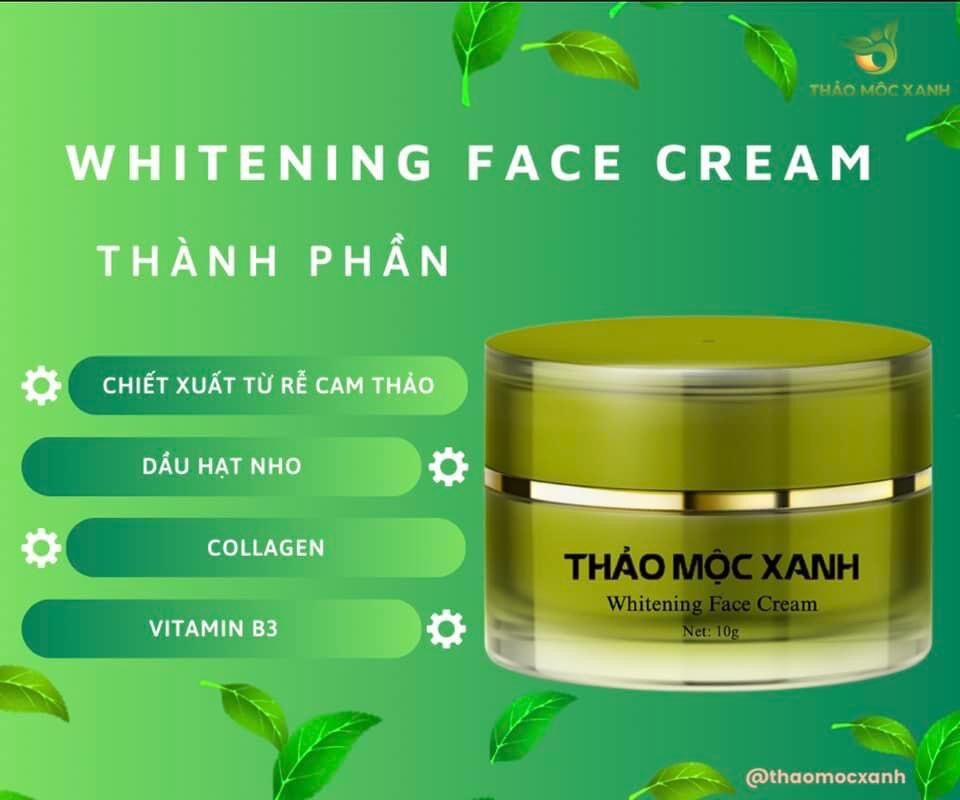 [Sẵn] Combo Thảo Mộc Xanh ( 1 Kem Face + 1 Vàng)