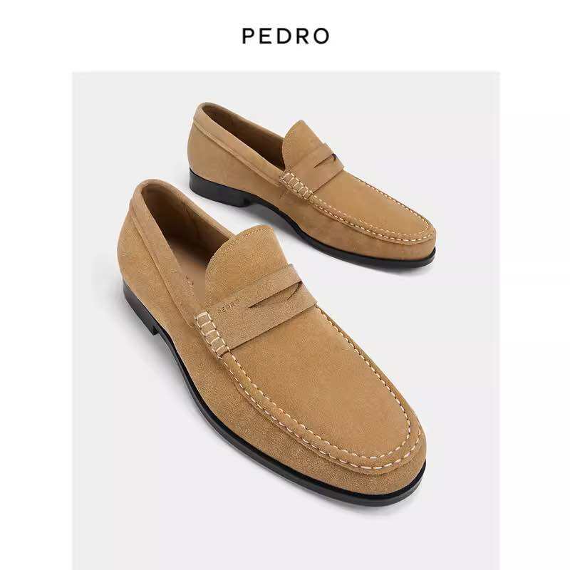 Giày lười nam da lộn Pedro authentic PENNY size 42