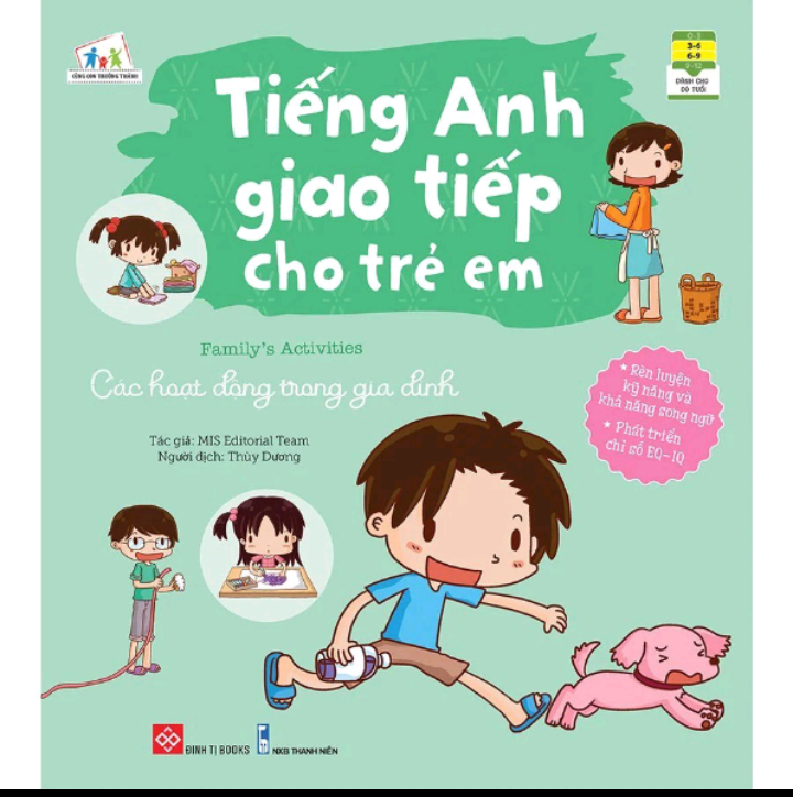 SÁCH - Tiếng anh giao tiếp cho trẻ em - Các hoạt động trong gia đình