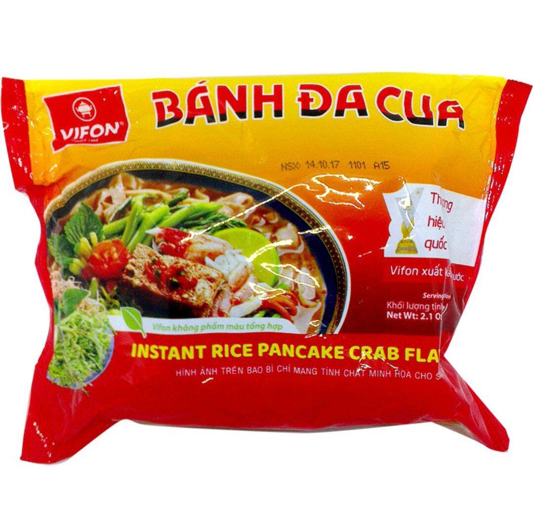 Combo 5 gói bánh đa cua vifon 60g