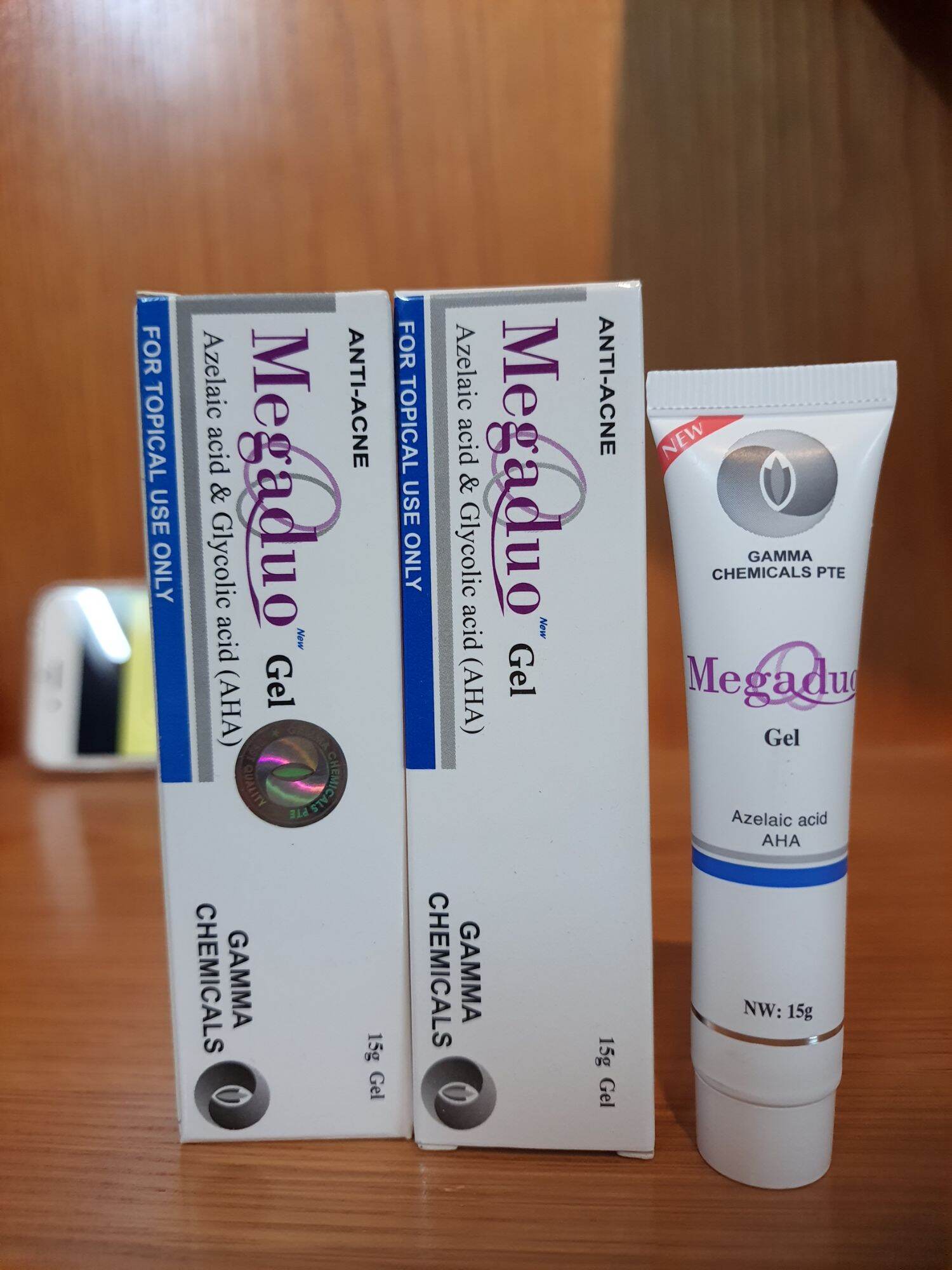 Megaduo gel giảm mụn mờ thâm, dưỡng da 15g