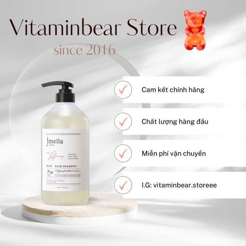 [Vitaminbear.store] Sữa tắm Jmella Hàn Quốc siêu thơm ( 1000ml & 500ml)