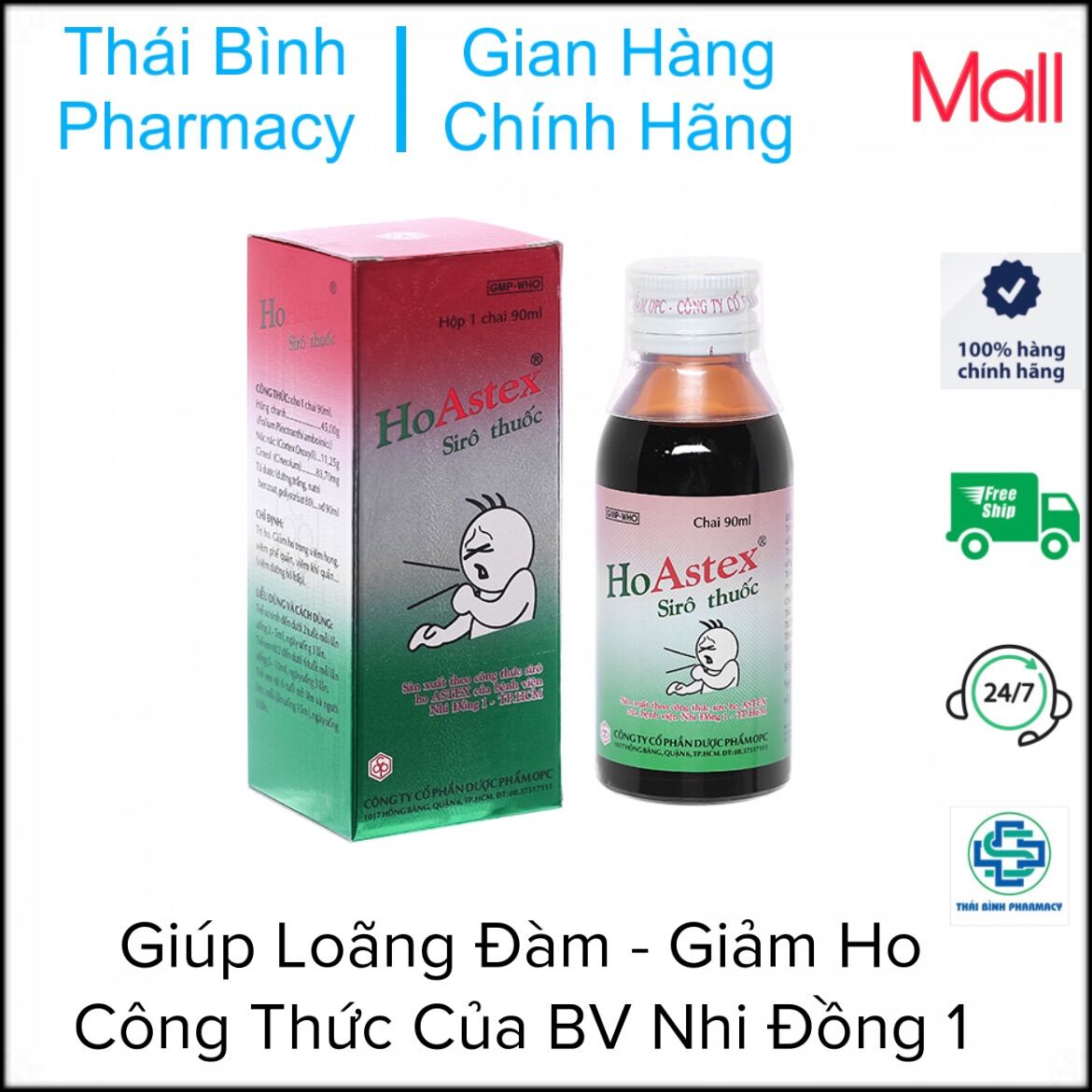 HOASTEX chai 90ml
