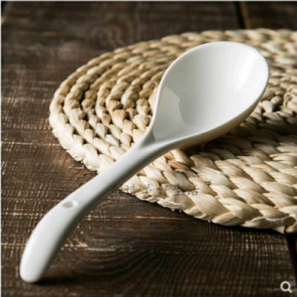 Muỗng múc canh gốm sứ