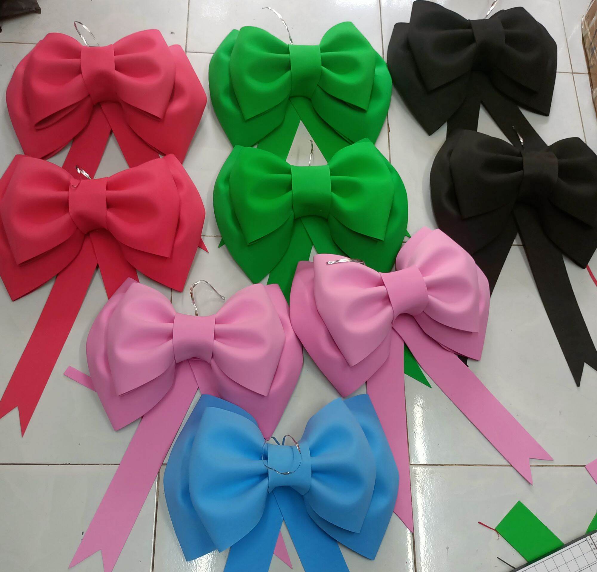 Nơ Xốp Trang Trí Đủ Size
