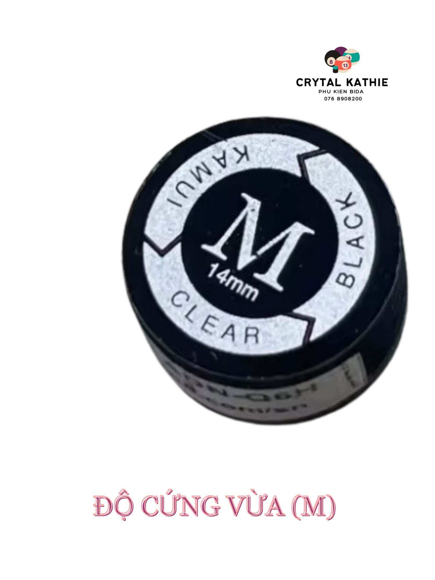Đầu cơ bida da kamui chính hãng 14mm 100%.