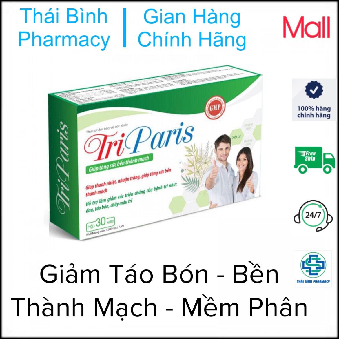 Tri Paris - Hộp 30v