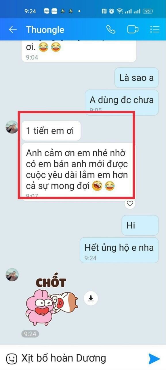 LỌ XỊT BHD LÂU RA