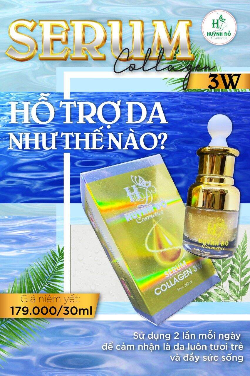 [HCM]serumcollagen 3w huỳnh đỗ 2 chai 280k